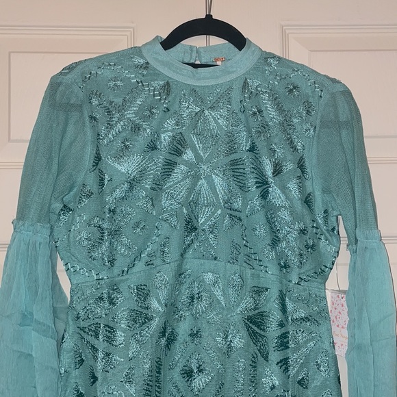 NWT $300 Free People Cleo Mini Dress Canton Party Cocktail Holiday Size 2 - Picture 8 of 11